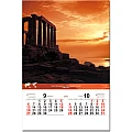 進口膠片月曆TH-9925-遺跡之旅-9、10月份圖示-6