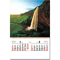 進口膠片月曆-TH-916-瀑布之美-1、2月份圖示-1
