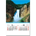 進口膠片月曆-TH-916-瀑布之美-9、10月份圖示-5