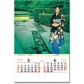 進口膠片月曆-TH-9901庭園和服-5、6月份圖示-3
