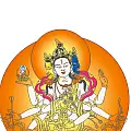 藏傳密宗T恤(滑鼠親繪)-唐卡畫風!!-4