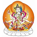 藏傳密宗T恤(滑鼠親繪)-唐卡畫風!!-7